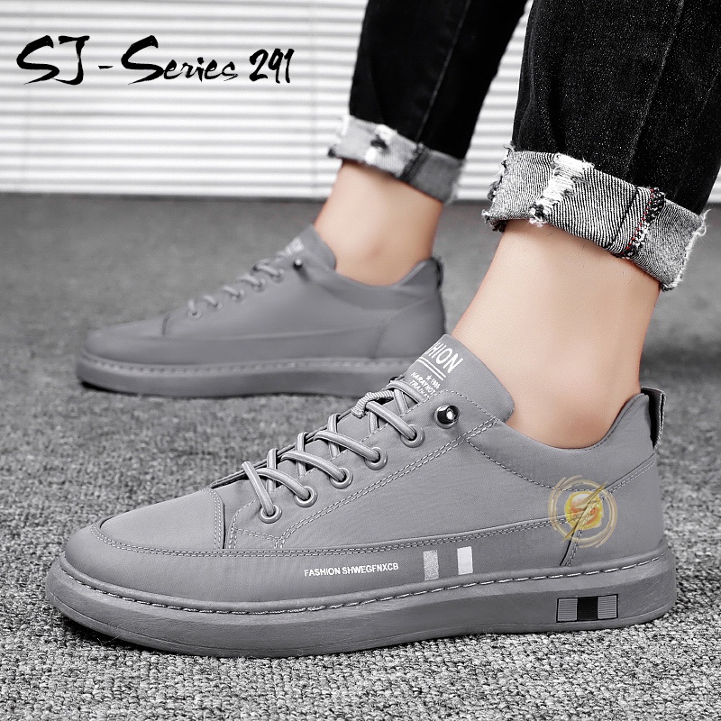 [NOOS] Sepatu Sneakers Pria Trendy Tali Elastis Series 2 Import Premium -291