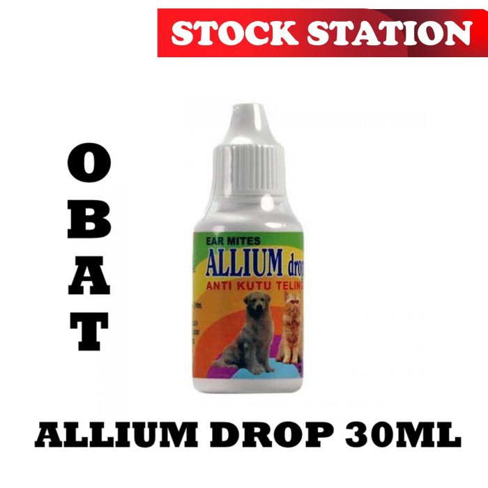 Allium 30ML - Obat kutu tetes teling kucing &amp; anjing