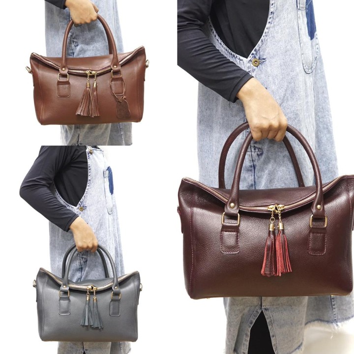 Tas Wanita Papirut  Tas Selempang Slingbag Wanita  Tas Kulit Garut Original 1