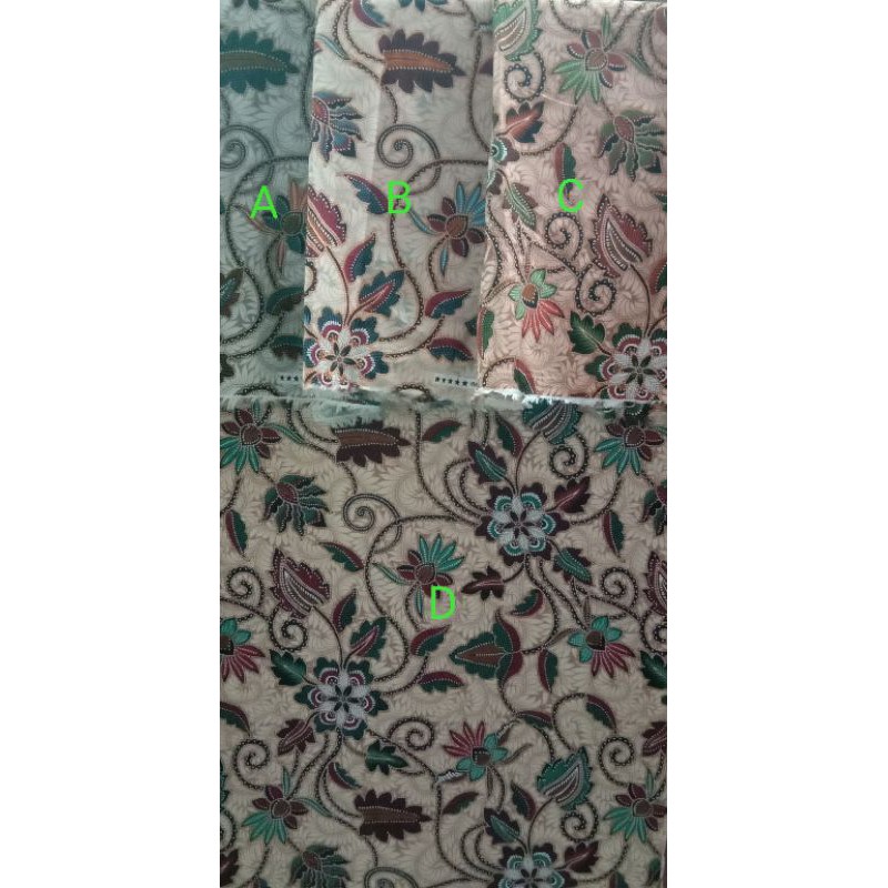 bahan batik katun 40 's