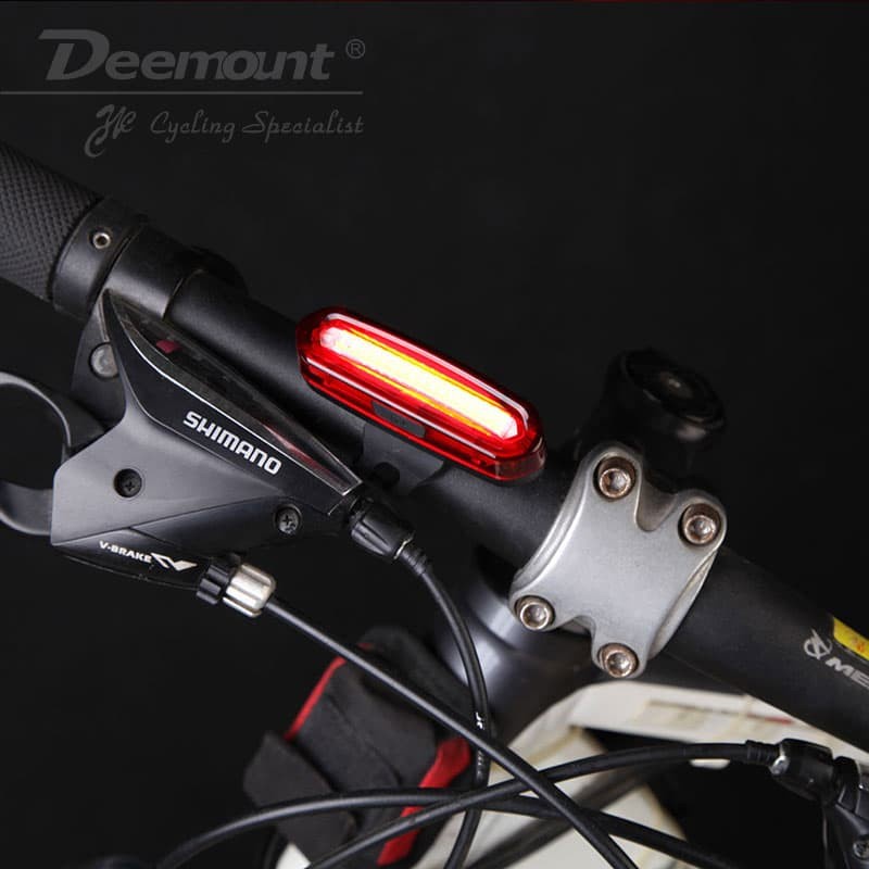 Deemount Lampu Sepeda LED Taillight 120 Lumens - Red