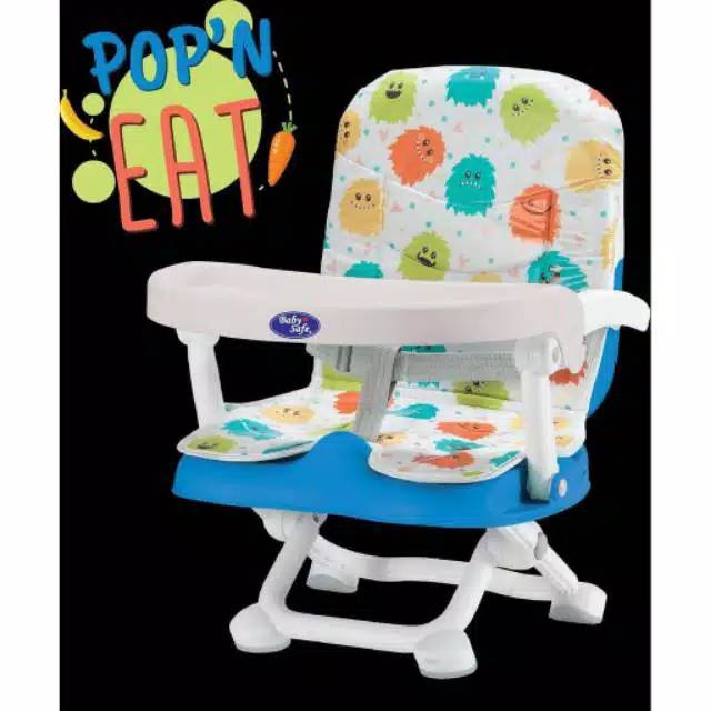 BABYSAFE BOOSTER CHAIR POP N EAT /  KURSI MAKAN BAYI BABYSAFE -POP N EAT BOOSTER BABY SAFE s1