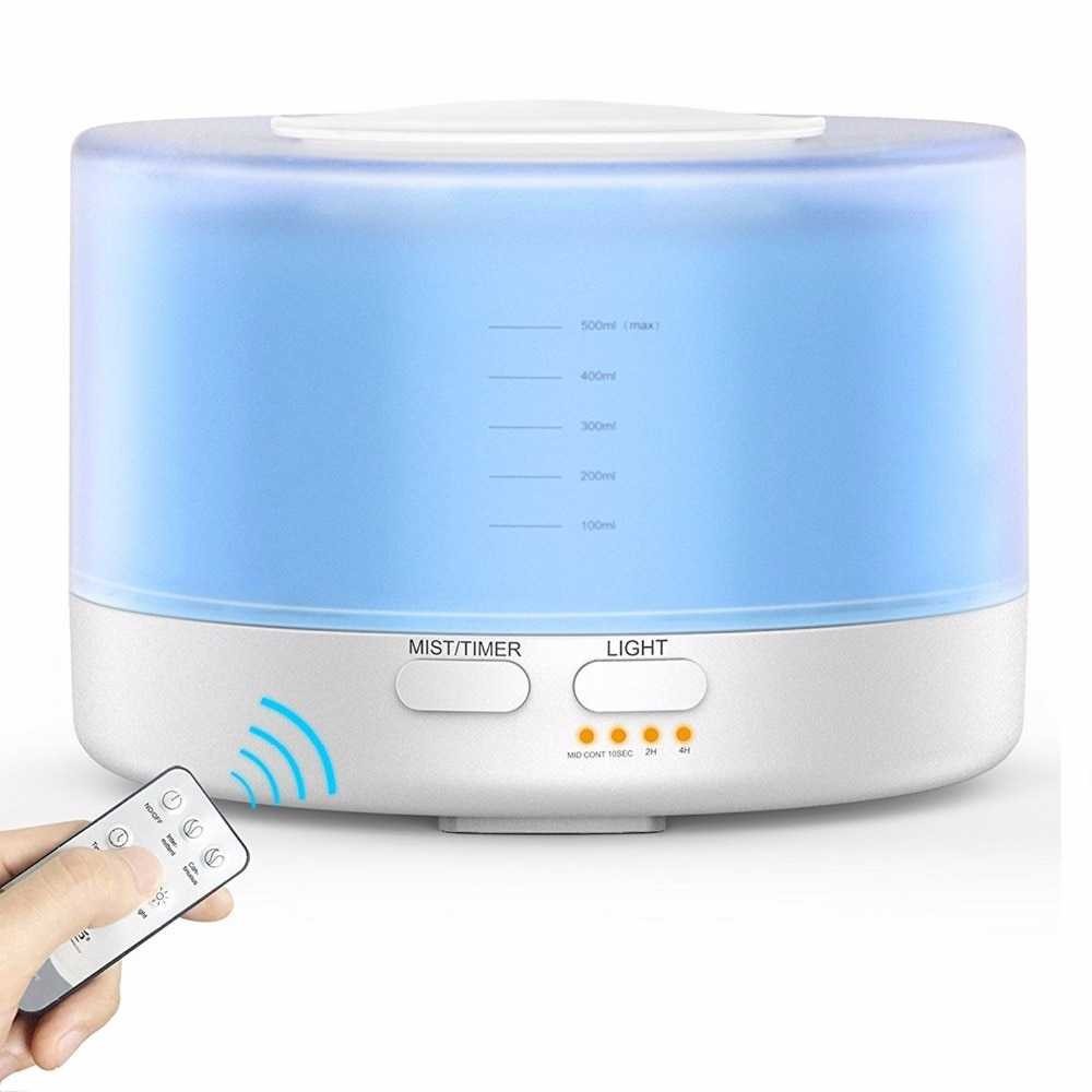 Taffware Humidifier 7 Color+Remote Control RO 19 Aromatherapy Terbaru Pelembab Udara Dekorasi Rumah