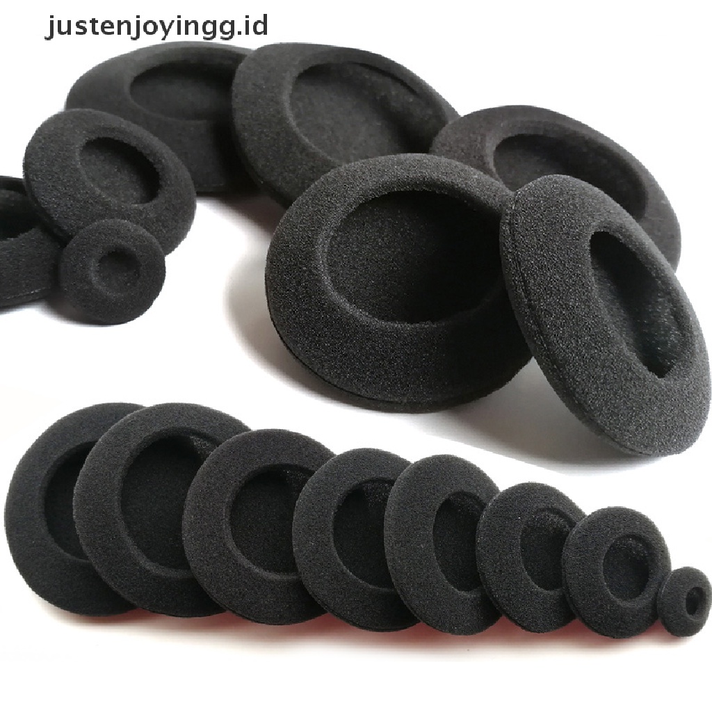 // justenjoyingg.id // Foam Ear Pads Thicken Sponge Replacement Cushions Cover Earphones for Headphones ~