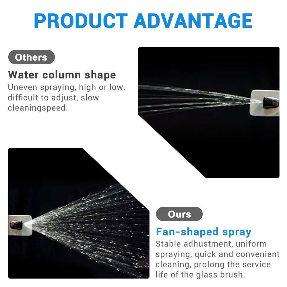 Populer 2Pcs Windscreen Sprayer Adjustablel Semprotan Air Jet Water Spout Outlet Nozzle Wiper