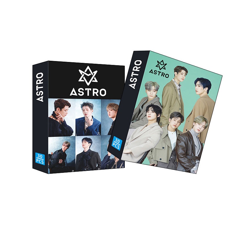 30pcs Kartu Pos LOMO Kpop ASTRO ATEEZ BTS BLACKPINK Untuk Koleksi