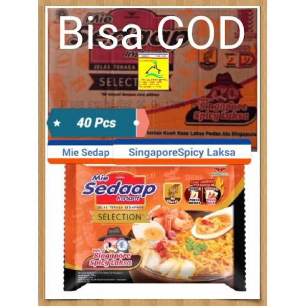 

Mie Sedap Spicy Laksa 1 Dus 40 Pcs