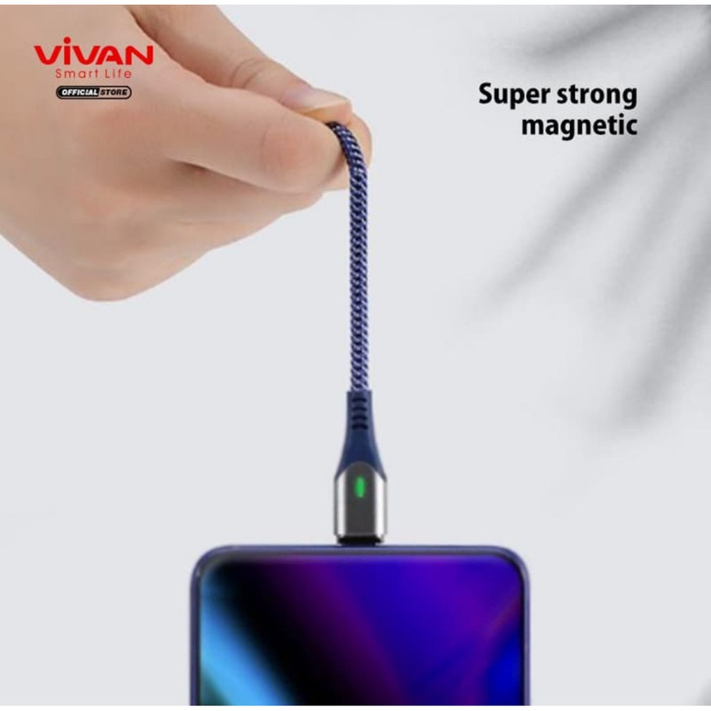 Vivan MGC100 Data Cable TYPE C Android Magnetic kabel Charging