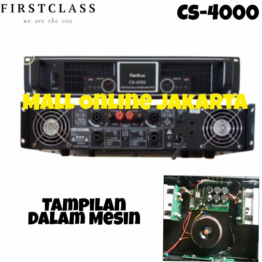 Power audio Firstclass cs4000 Original Amplifier cs 4000