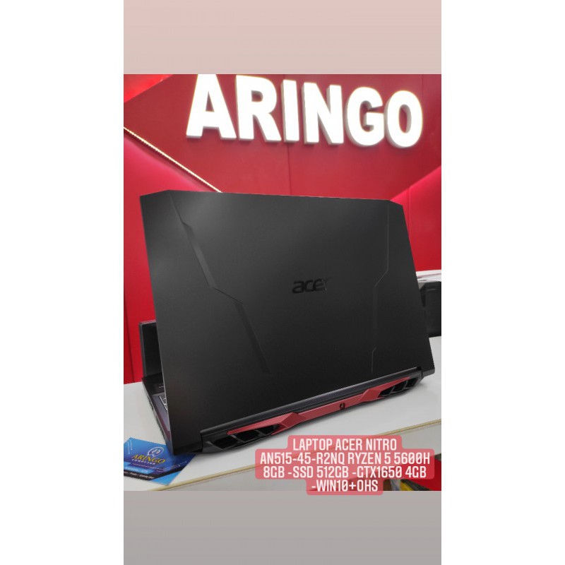 Laptop Acer NITRO AN515-45-R2NQ RYZEN 5 5600H 8GB -SSD 512GB -GTX1650 4GB -WIN10+OHS