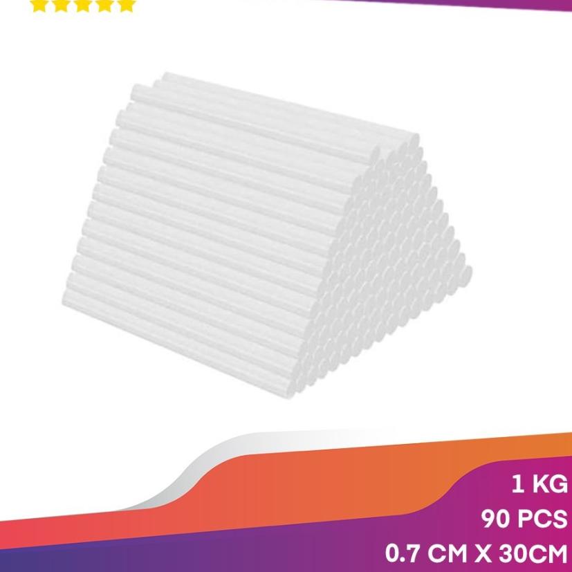 

Terbaru! 1KG ISI LEM TEMBAK KECIL 30CM GLUE GUN 30CM 80 STICK TAIWAN LEM BAKAR