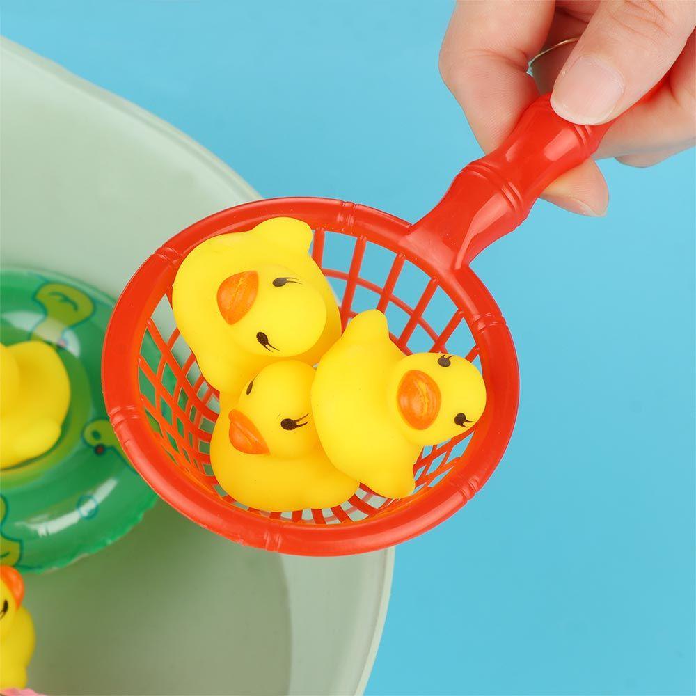 R-flower Mainan Mandi Bebek Karet Kuning Mengapung Untuk Anak