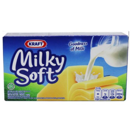 

Keju Kraft Milky Soft 165gram