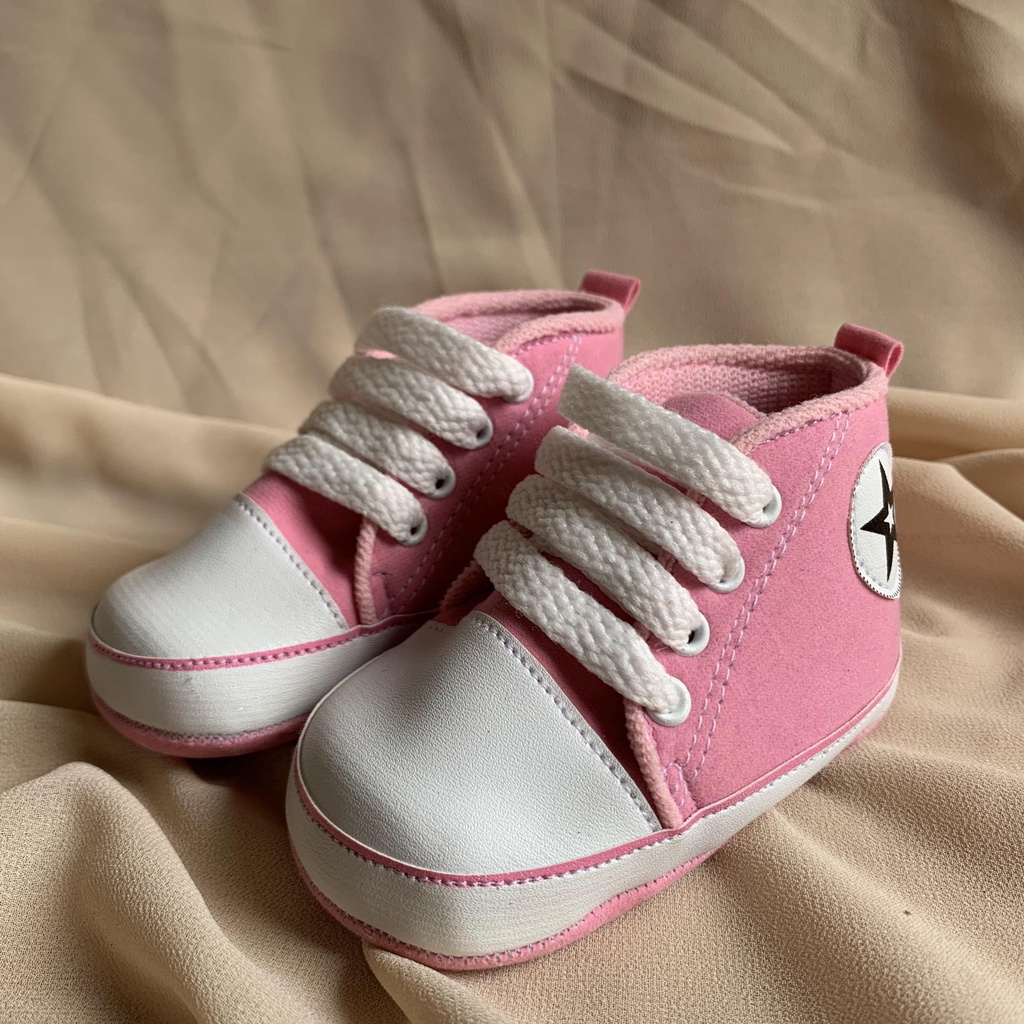 SEPATU PREWALKER ANAK BAYI CONV ALL STAR TERBARU TERLARIS SEPATU MERANGKAK ANAK TERMURAH GRATIS ONGKIR Prewalker - sepatu bayi unisex / baby shoes Sepatu Anak Laki Sepatu Bayi Prewalker Shoes 0-18 bulan Import Sepatu Prewalker Casual Anti Selip bayi cowok