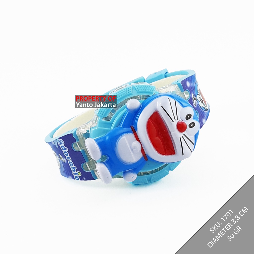 DORAEMON JAM TANGAN ANAK MUSIK JT1701 GROSIR MURAH