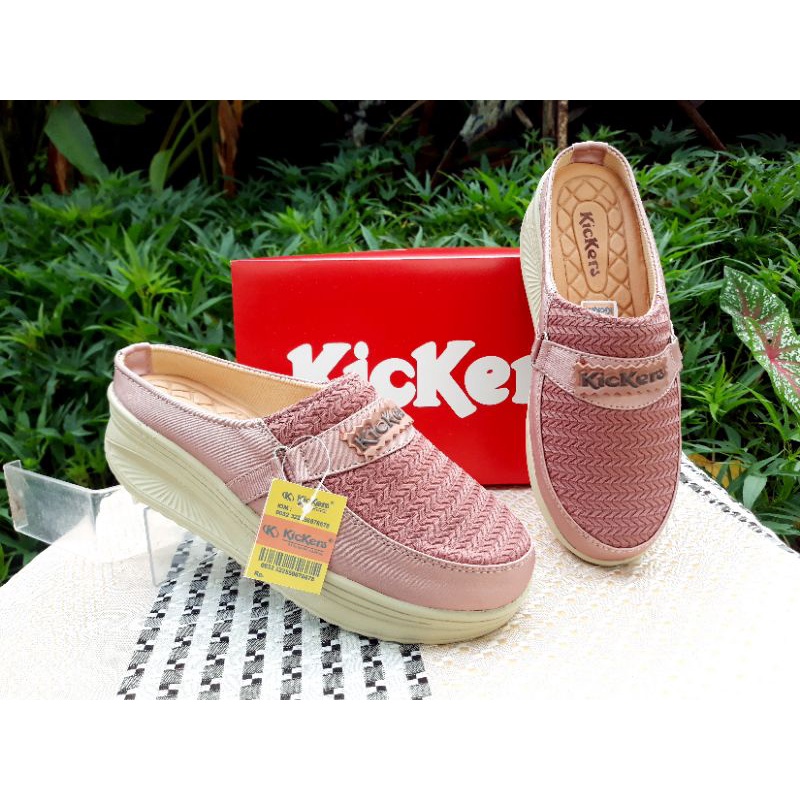 SANDAL SEPATU WEDGES WANITA MOTIF RAJUT-  SANDAL SEPATU WEDGES - SENDAL WEDGES WANITA