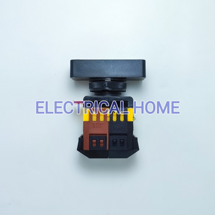 Double Push Button With Lampu Kotak APBB-25N 25mm.