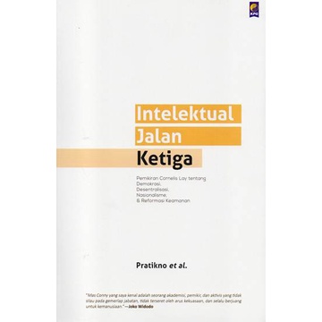 Ready Stok Buku Intelektual Jalan Ketiga -  PRATIKNO, DKK Self Improvement