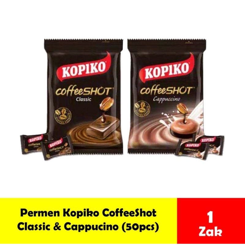 

(PCS) Kopiko Coffee Candy / Cappucino 50 pcs