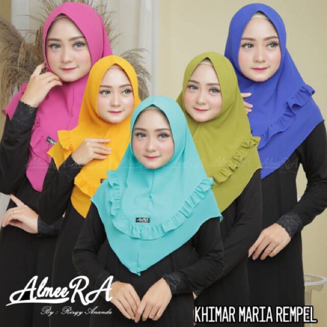 KHIMAR MARIA REMPEL ORI ALMEERA BY RA