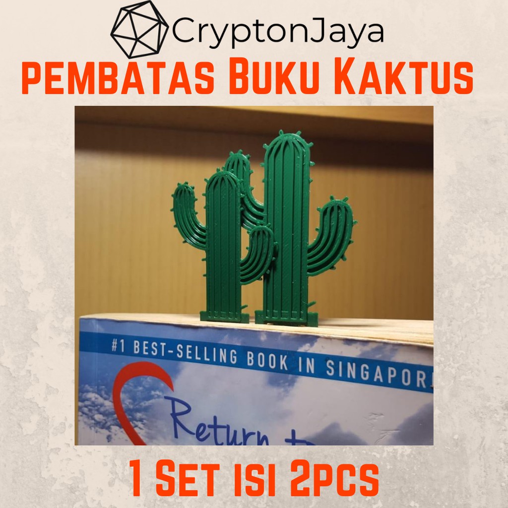 

Pembatas Buku Book Mark Bookmark Lucu Kaktus Cactus Plastik 3D Murah Berkualitas