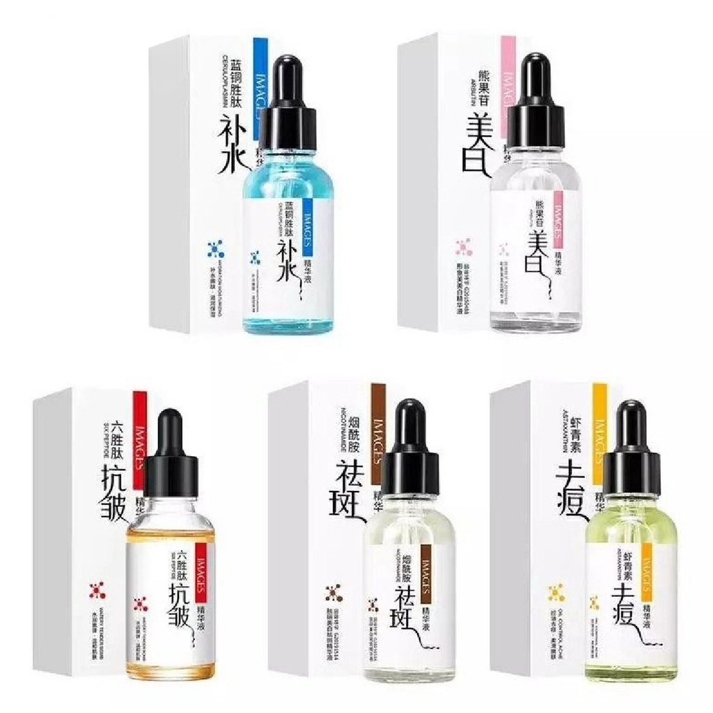 [BISA COD] Penghilang Flek Membandel Pemutih / IMAGES Serum Esens Six Peptide Watery Tender Bomb - Serum Wajah Glowing