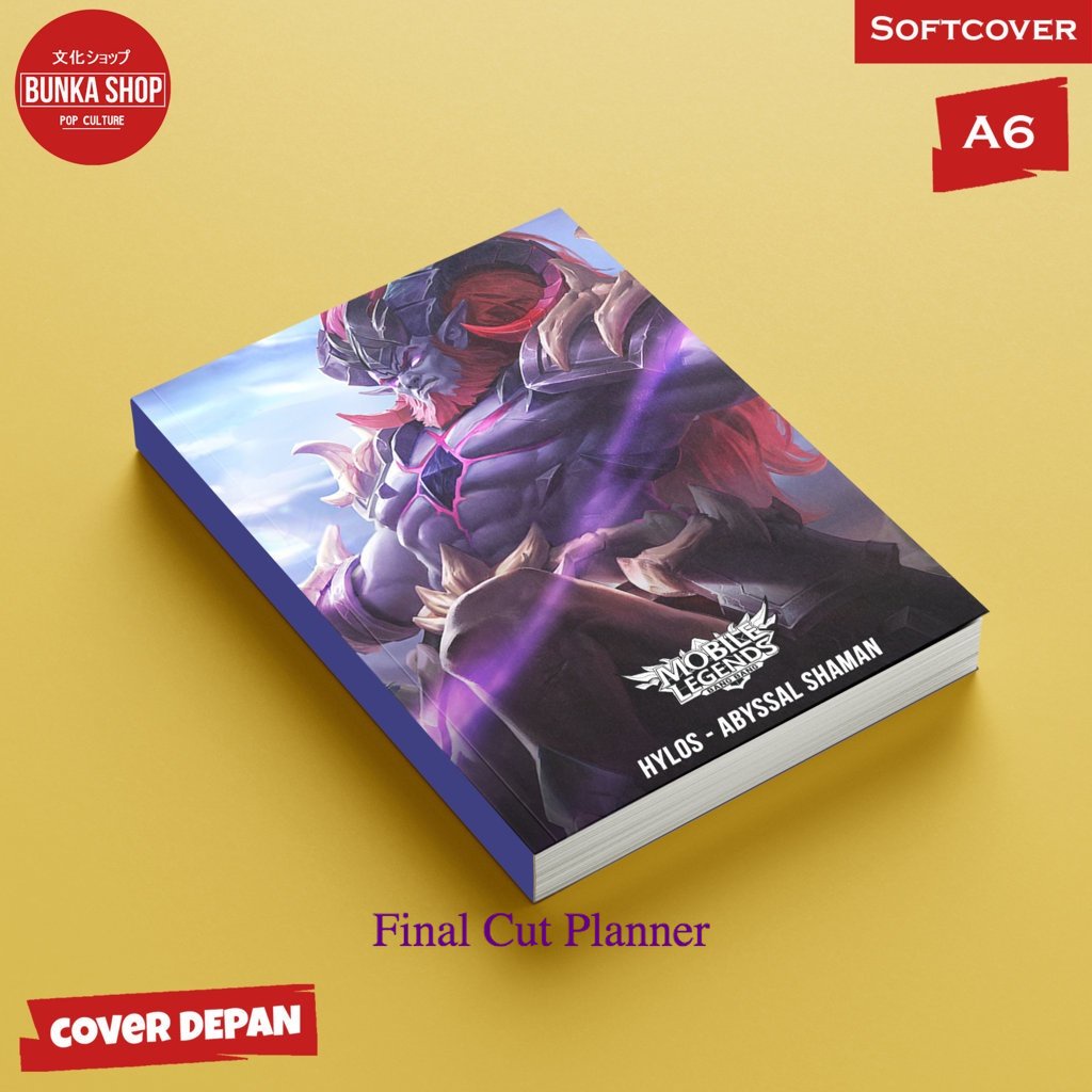 

Pocket Note Mobile Legends Hylos Abyssal Shaman Softcover A6 Buku Tulis catatan Notes Agenda planner Jurnal