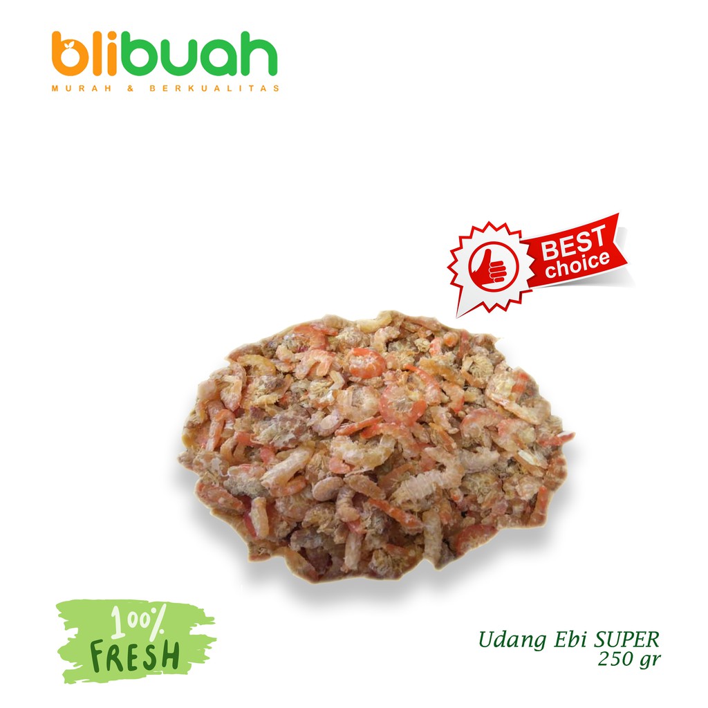 Jual Udang Ebi Super 250gr / Ebi / Udang / Teri / Ikan Asin / Seafood