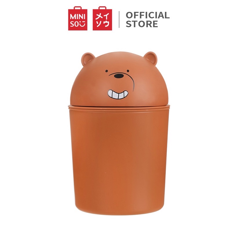 Jual Miniso We Bare Bears Small Trash Bin Tempat Sampah Kecil Shopee Indonesia