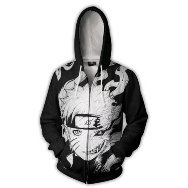Jaket 3D ANIME NARUTO Fullprint Terbaru