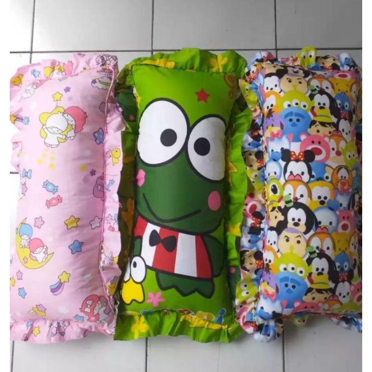 Bantal Cinta Jumbo+ sarung dan bantal imut +sarung merk brendis  Original 100% silikon yg super mpuk