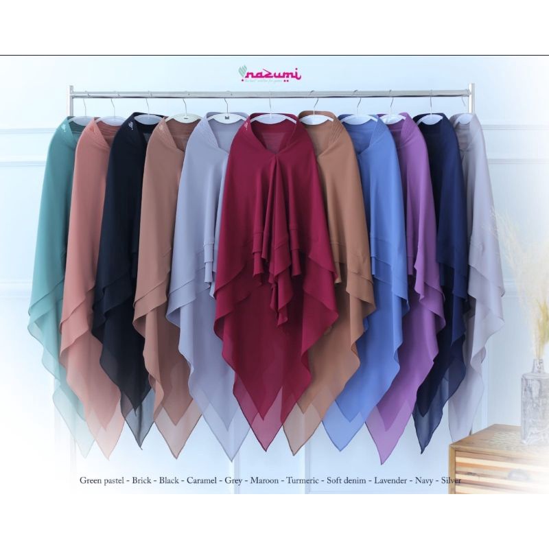 Ghaida Khimar Jilbab Hijab by Nazumi NZ - 008