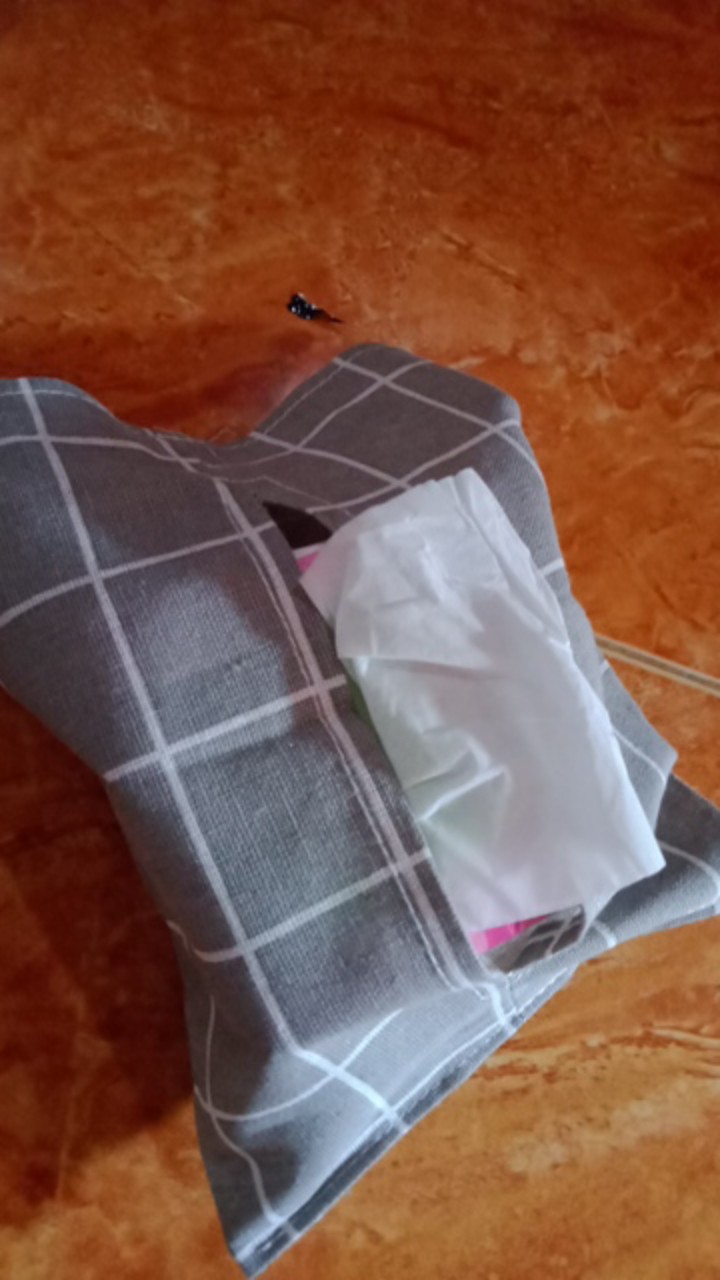 Tempat Tissue Kanvas Kotak Penyimpanan Tissue