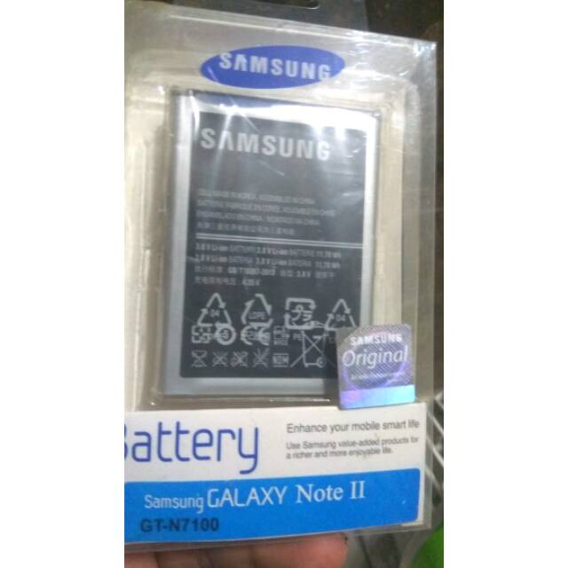 Baterai Samsung Galaxy Note 2 GT N7100 Original