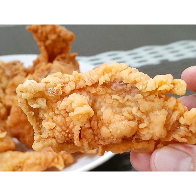 

kulit ayam crispy