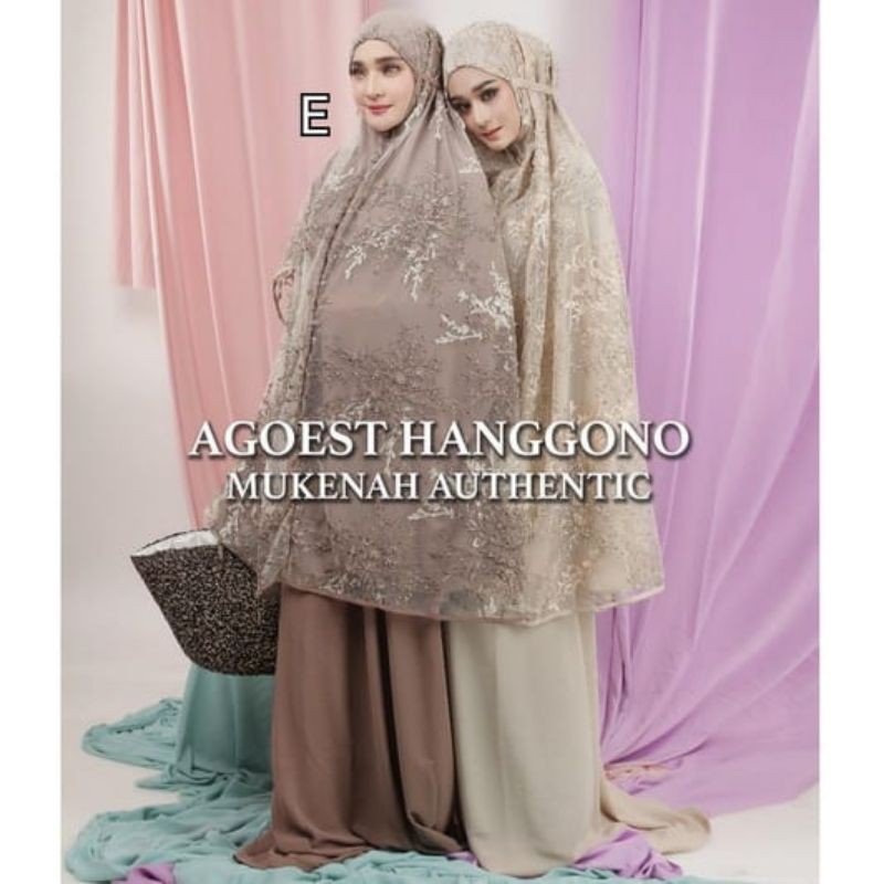 Mukena authentic E By Agoest Hanggono~ mukena exclusive murah