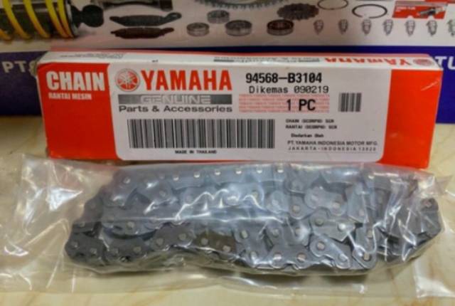 RANTAI KETENG KAMPRAT TEMENG SCORPIO ASLI ORI YAMAHA 94568 B3104