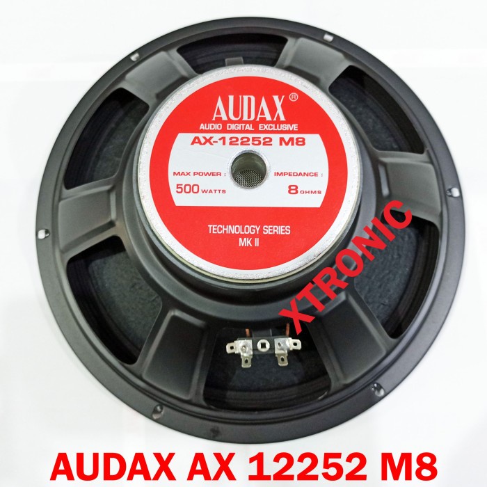 Ax-12252 M8 Speaker Audax 12Inch 12 Inch Fr Fullrange Ax12252 Murah Promo