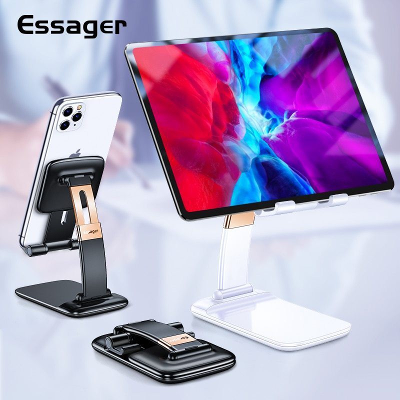 Pegangan Stand Holder Handphone Hp Tab Ipad Lipat Lengkung Tahan Berat 5 Kilo