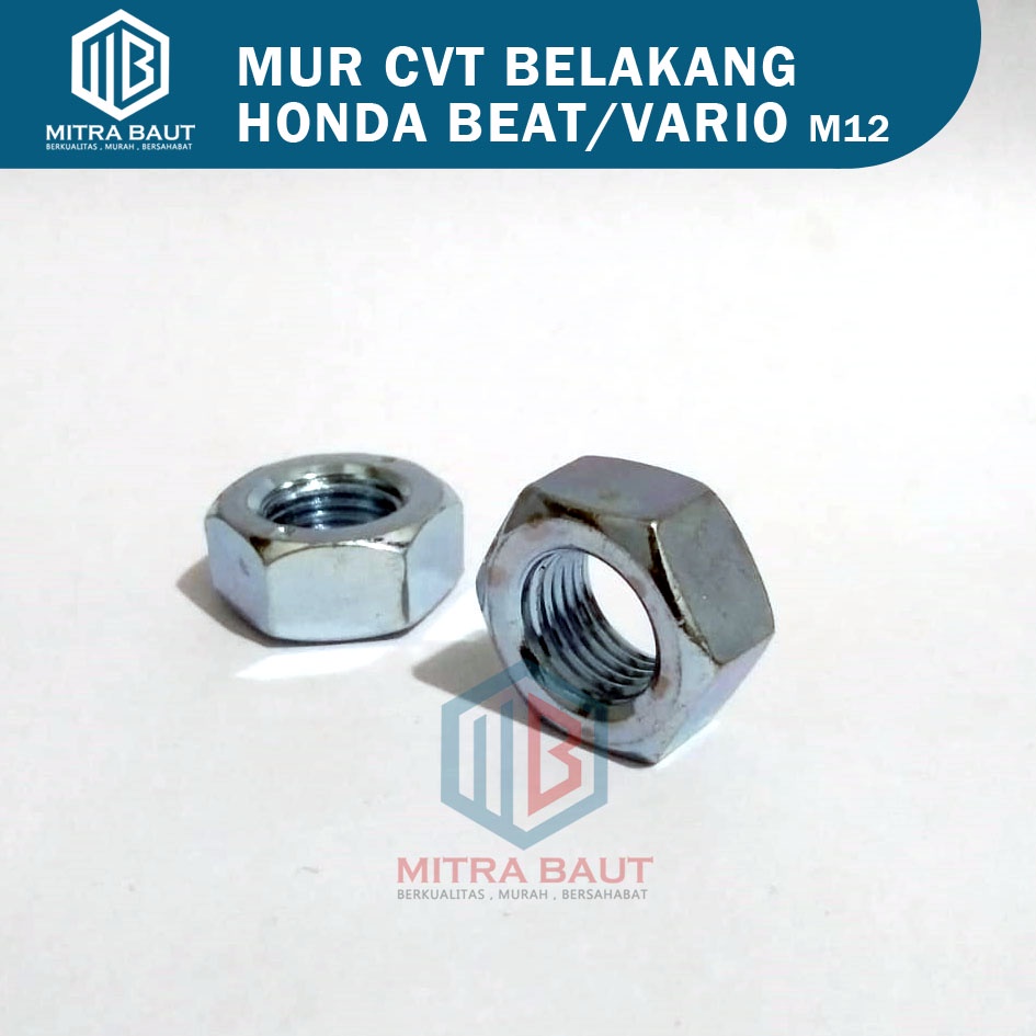 Jual Mur Cvt Depan Beat Vario M14 / Mur Rumah Roller / Mur Pully Honda ...