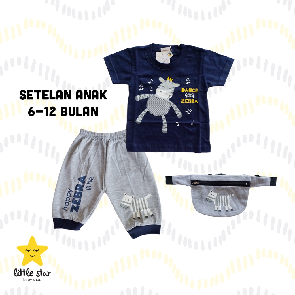 Coconut Setelan Anak Cowok | Set Baju Tas Anak Cowok