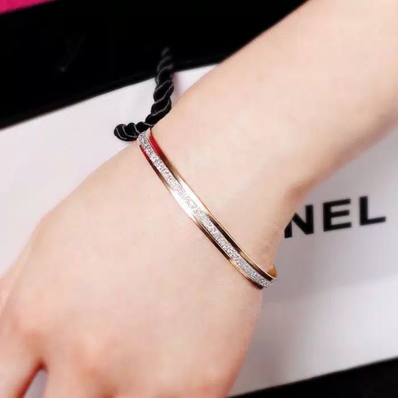 gelang tangan wanita diamond diamont jewrlry accessories korea fashion