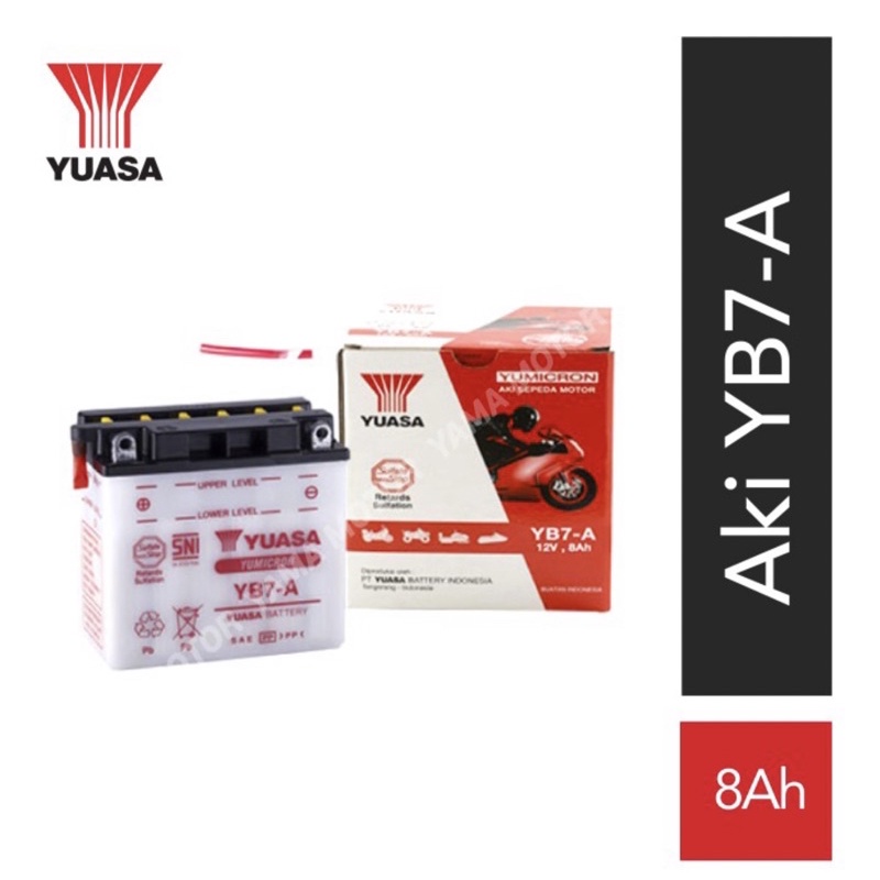 AKI ACCU BASAH YUASA YB7-A THUNDER