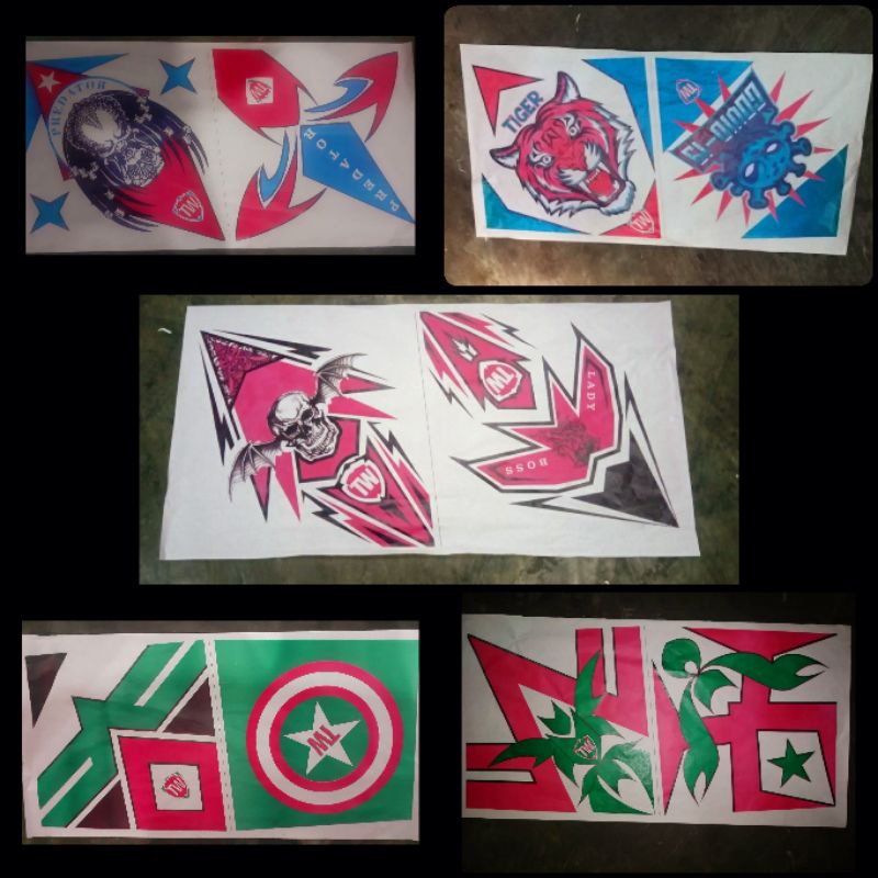 Kertas sablon 58 18 gram gress utk 100 layangan