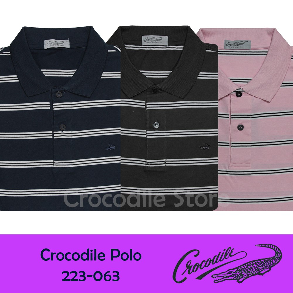 Kaos Kerah Pria Crocodile 223-063