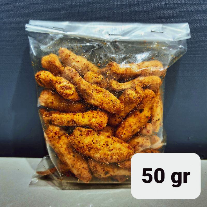 

BASRENG PEDAS DAUN JERUK 50 gram / GENERASI CEMILAN / PEDAS / EXTRA PEDAS / BASO GORENG / BAKSO GORENG