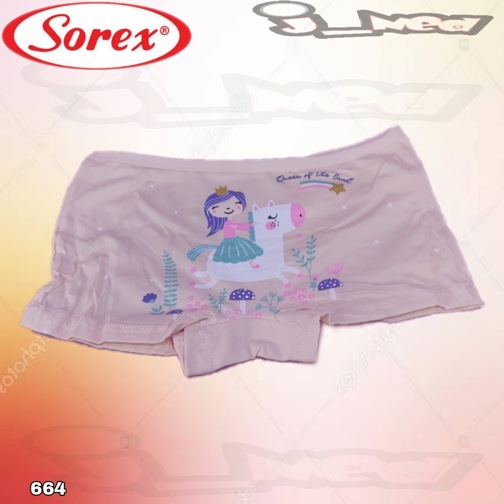 J664 | CD BOXER ANAK WANITA SOREX | BOXER ANAK PEREMPUAN SOREX