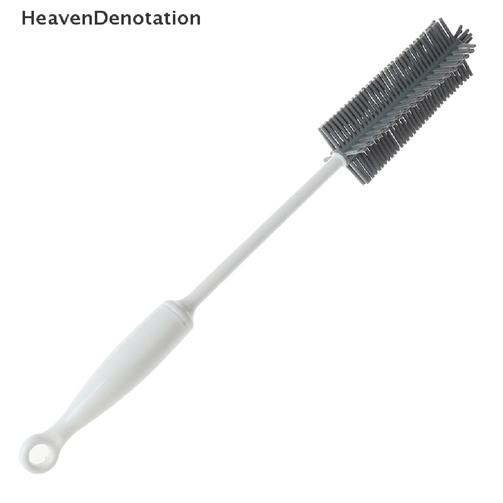 [HeavenDenotation] Silicone Long Handle Wash Cup Brush Milk Bottle Brush Glass Cup Clean Supplies