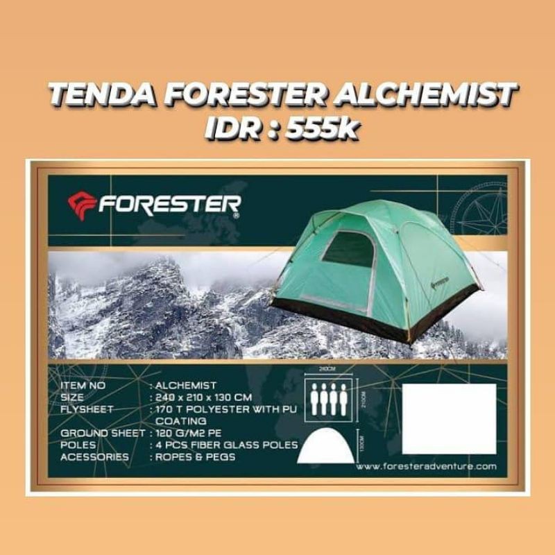 TENDA FORESTER ALCHEMIST
