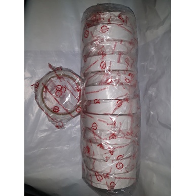 

perekat-pengikat- double tape kertas 1 inch x 11 meter (24mm) -pengikat-perekat.